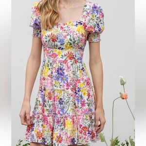 Floral dress. Never worn.